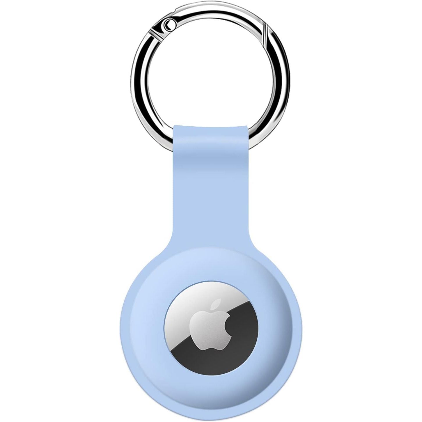 

Чехол для поисковой метки Apple AirTag Silicone Key Ring Light Blue HC