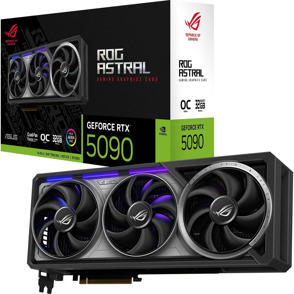 

Відеокарта Asus ROG Astral GeForce RTX 5090 OC 32GB (ROG-ASTRAL-RTX5090-O32G-GAMING) UA