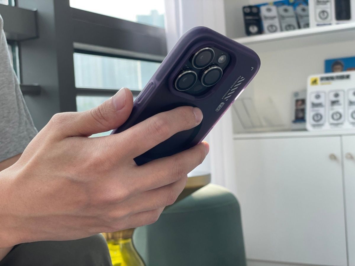 Чохол Blueo Dual Color with MagSafe для Apple iPhone 14 Pro Purple