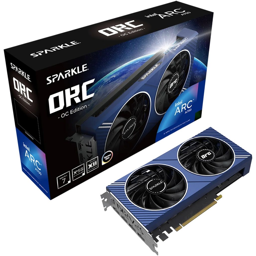 

Відеокарта Sparkle Intel Arc A750 ORC OC Edition 8GB (SA750C-8GOC) UA