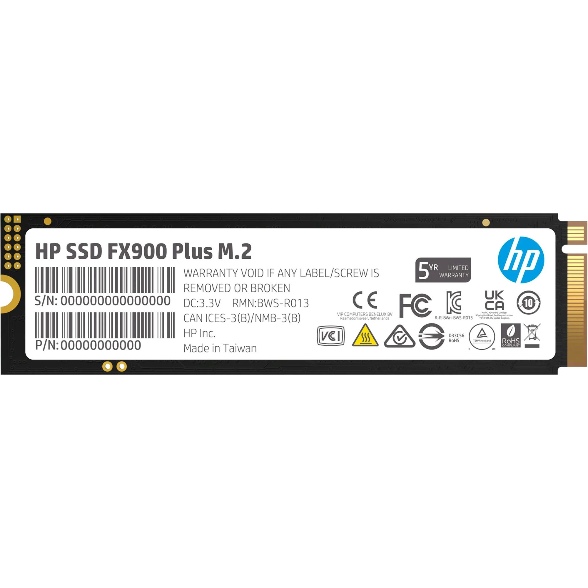 

SSD накопичувач HP FX900 Plus 4TB (7F619AA)