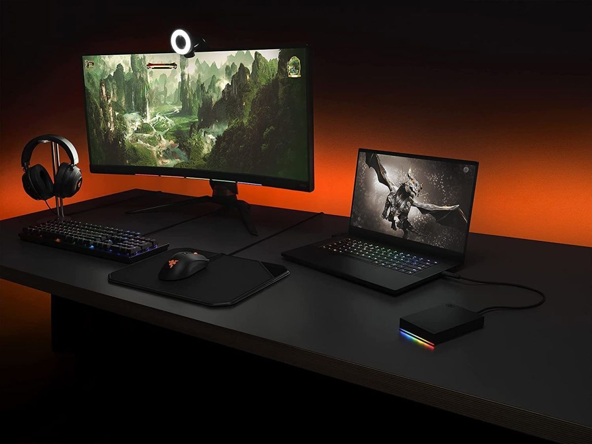 Зовнішній жорсткий диск Seagate FireCuda Gaming Hard Drive 1TB Black (STKL1000400)