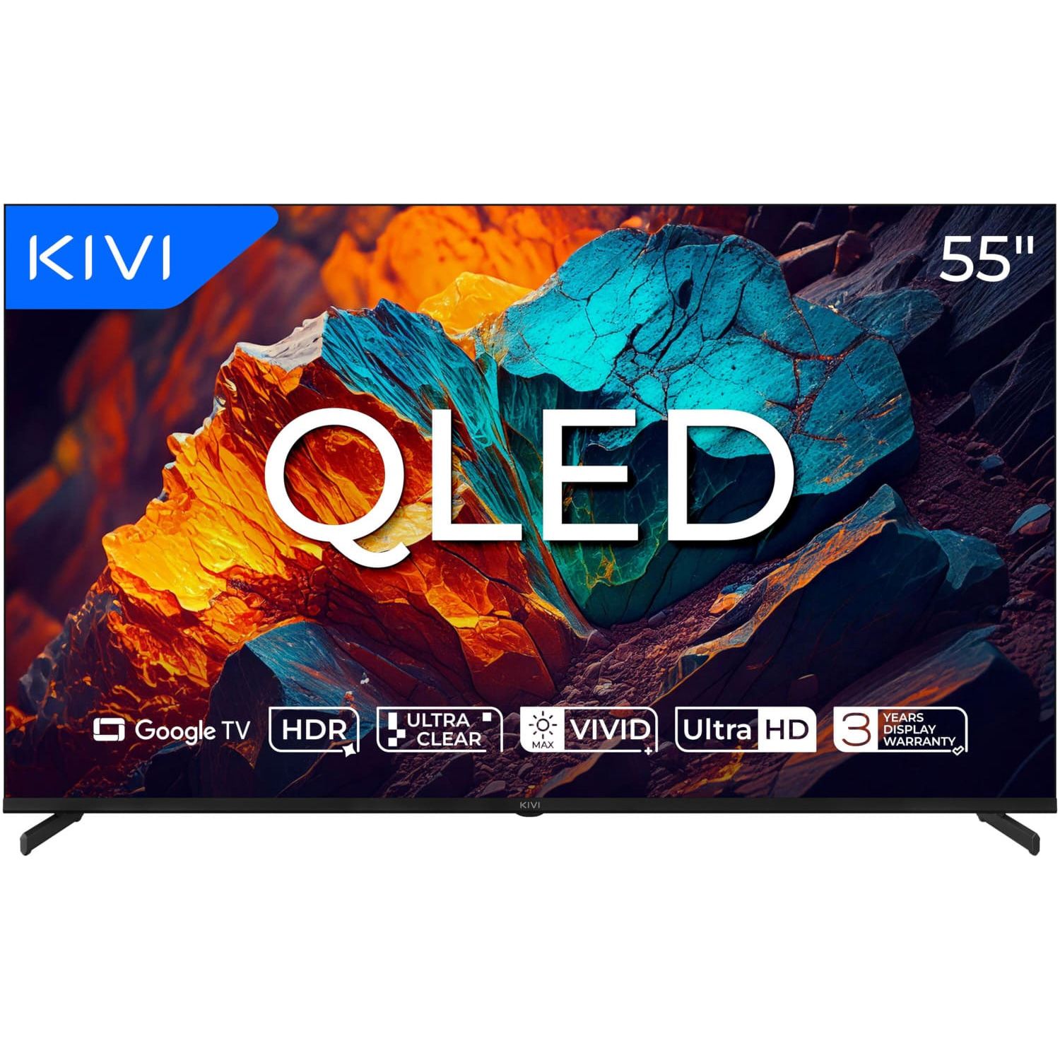

Телевізор Kivi U720QB 55'' QLED 4K Ultra HD (55U720QB)