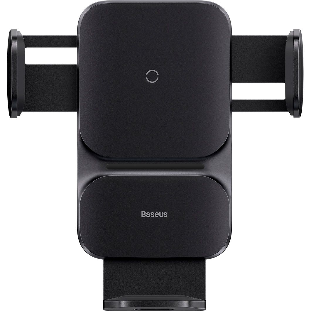 Автотримач із бездротовою зарядкою Baseus Wisdom Auto Alignment 15W Black (CGZX000001)