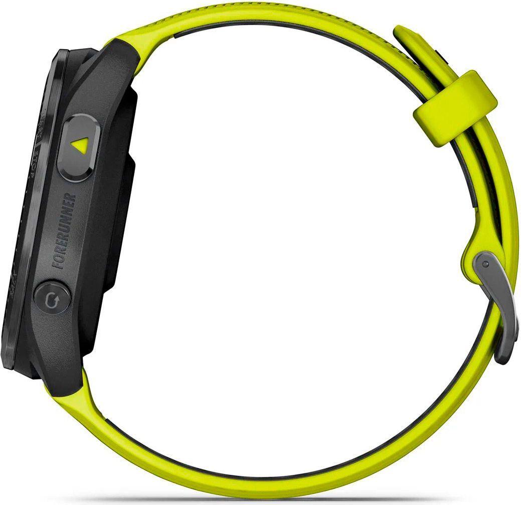 Смарт-годинник Garmin Forerunner 965 Titanium Bezel with Black Case and and Yellow/Black Silicone Band (010-02809-02/12)