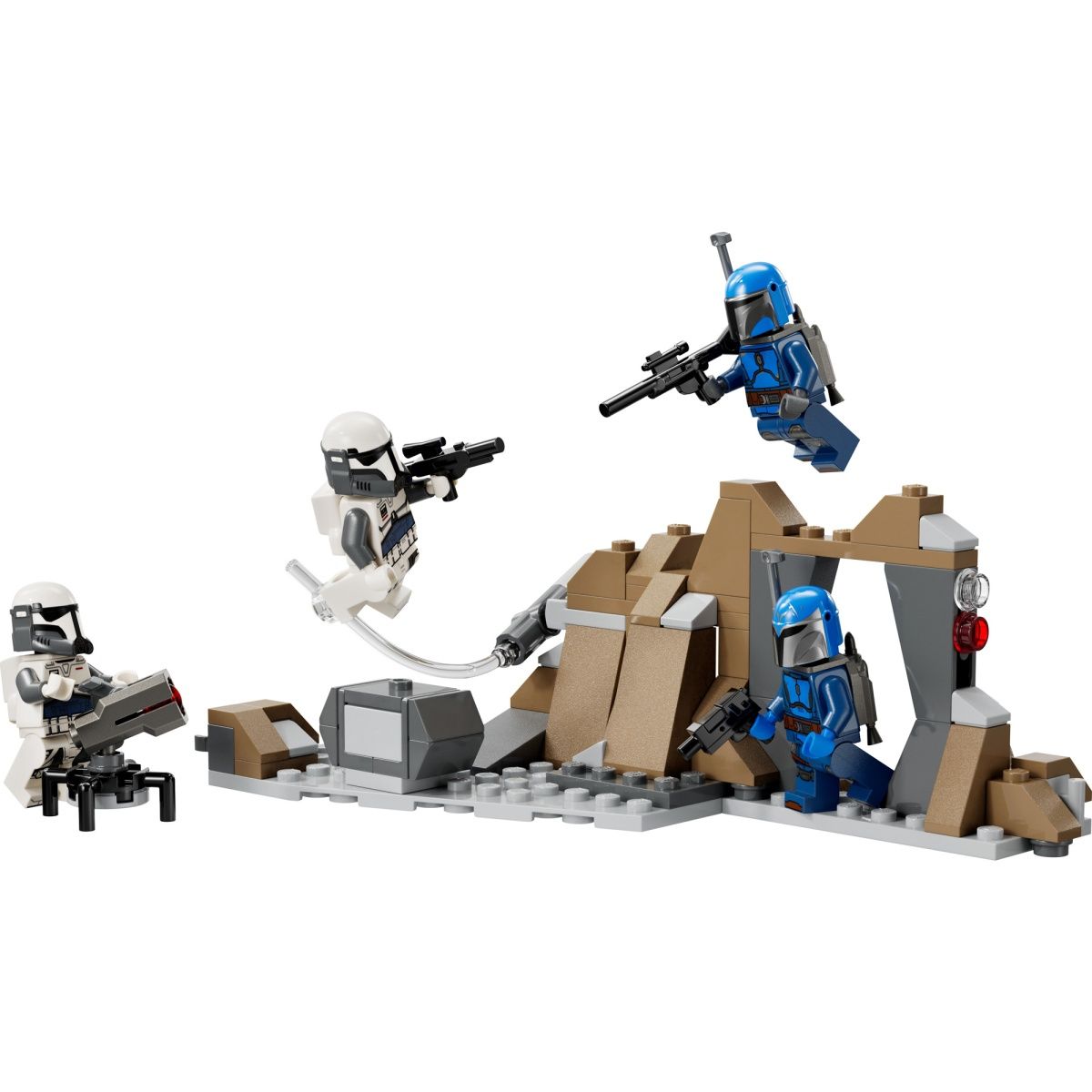 

Конструктор LEGO Star Wars Бойовий комплект «Засідка на Мандалорі» (75373)