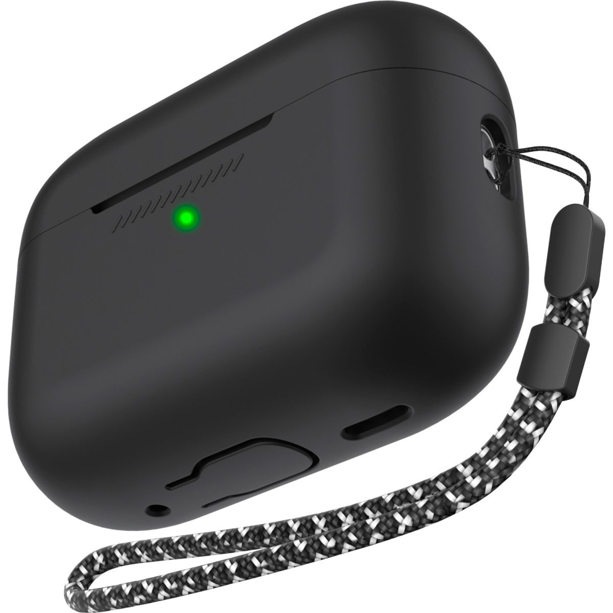 

Чохол AhaStyle Colorful Silicone Case для AirPods Pro 2 Black (CP-187-2-C-BK)