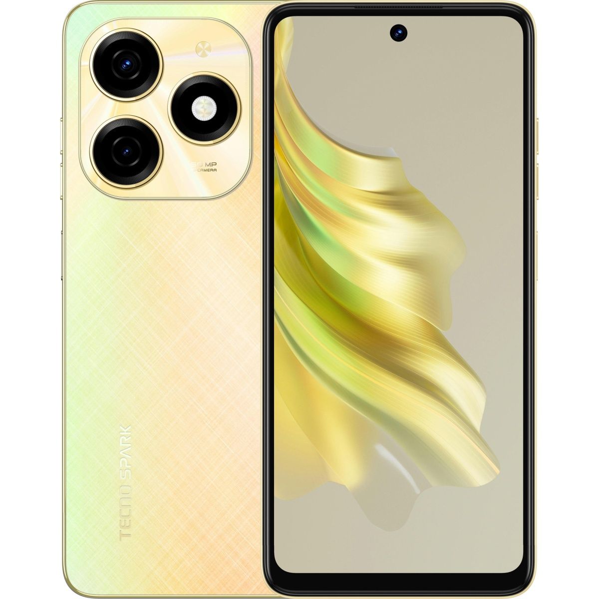 

Смартфон Tecno Spark 20 (KJ5n) 8/256GB Neon Gold (4894947013577)