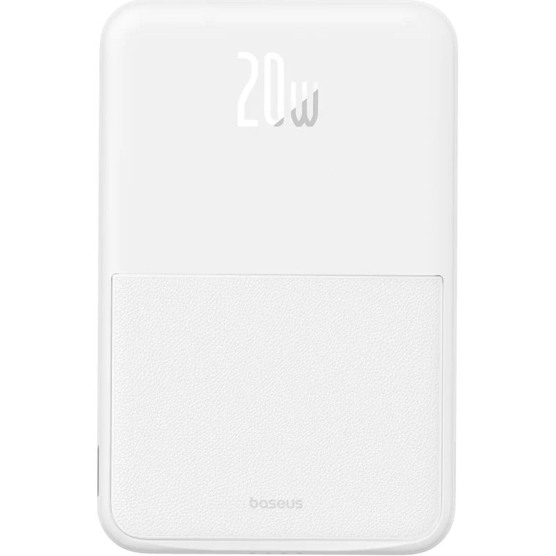 Зовнішній акумулятор Baseus MagPro Magnetic Bracket 5000mAh 20W White (P10064101223-00)