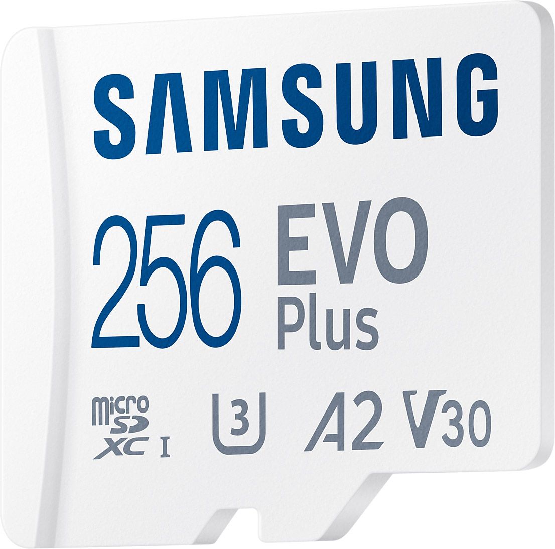 Карта пам`яті Samsung microSDXC EVO Plus 256GB UHS-I U3 V30 A2 + SD Adapter (MB-MC256KA)