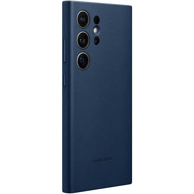 Чохол Epik Leather Case для Samsung Galaxy S24 Ultra Navy Blue AAA