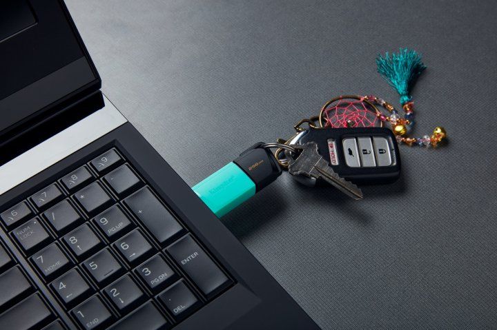 USB флеш-накопитель Kingston 256Gb DataTraveler Exodia M USB 3.2 Teal (DTXM/256GB) [69967] 