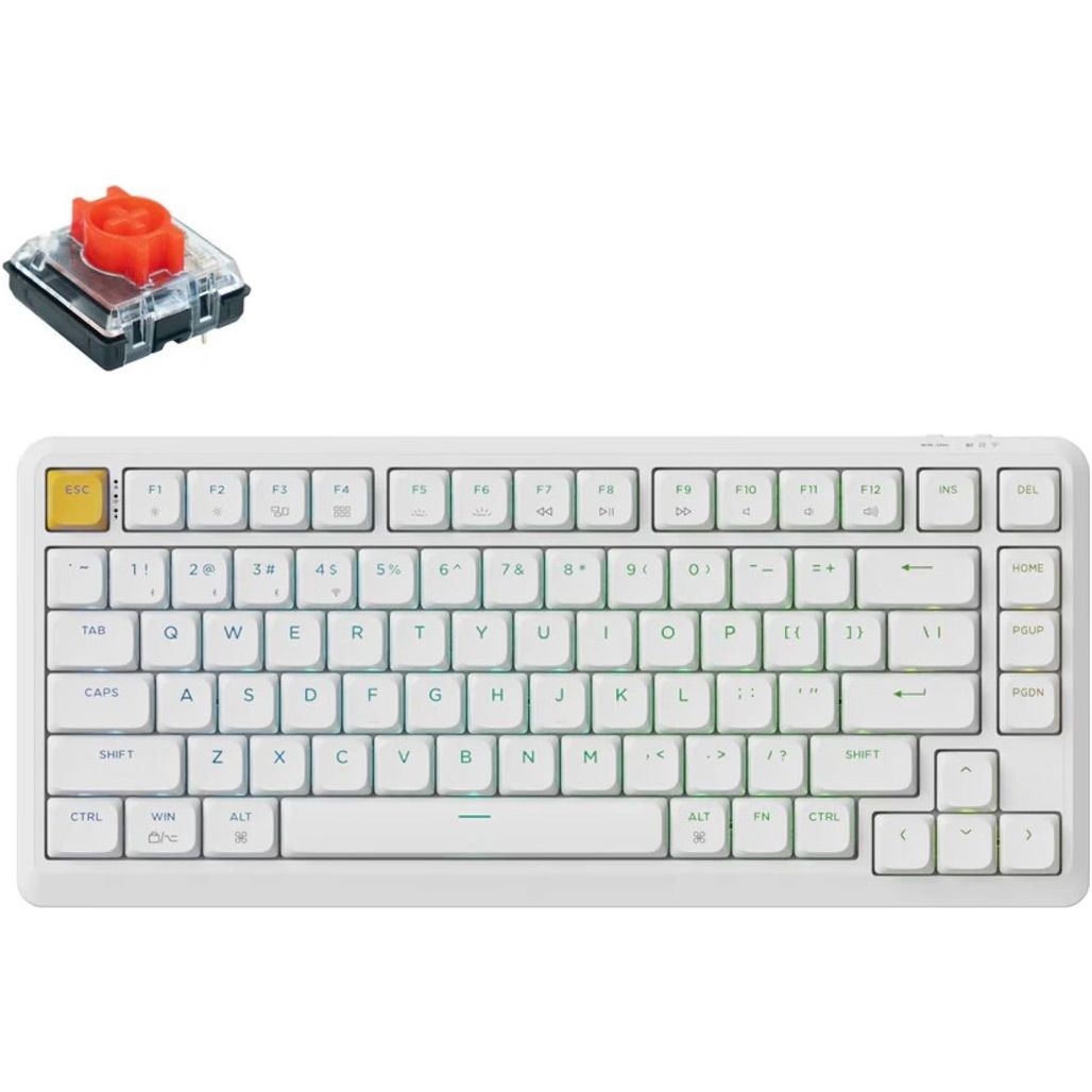 

Клавиатура Keychron J1 82 Key K Pro Red Switch RGB White (J1-Q1-UA)