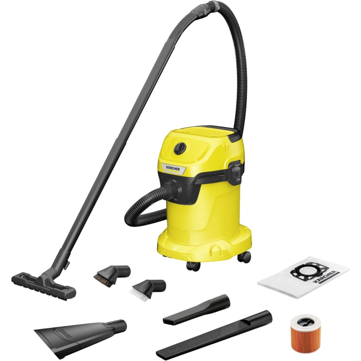 

Пилосос промисловий Karcher WD 3 V-17/6/20 Car (1.628-115.0)