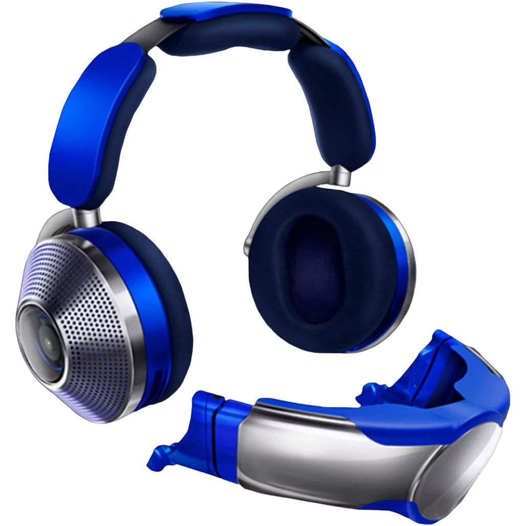 Навушники з вбудованим очищувачем повітря Dyson Zone Ultra Blue/Prussian Blue (376087-01)
