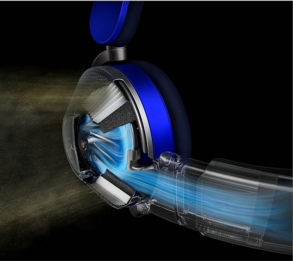 Навушники з вбудованим очищувачем повітря Dyson Zone Ultra Blue/Prussian Blue (376087-01)