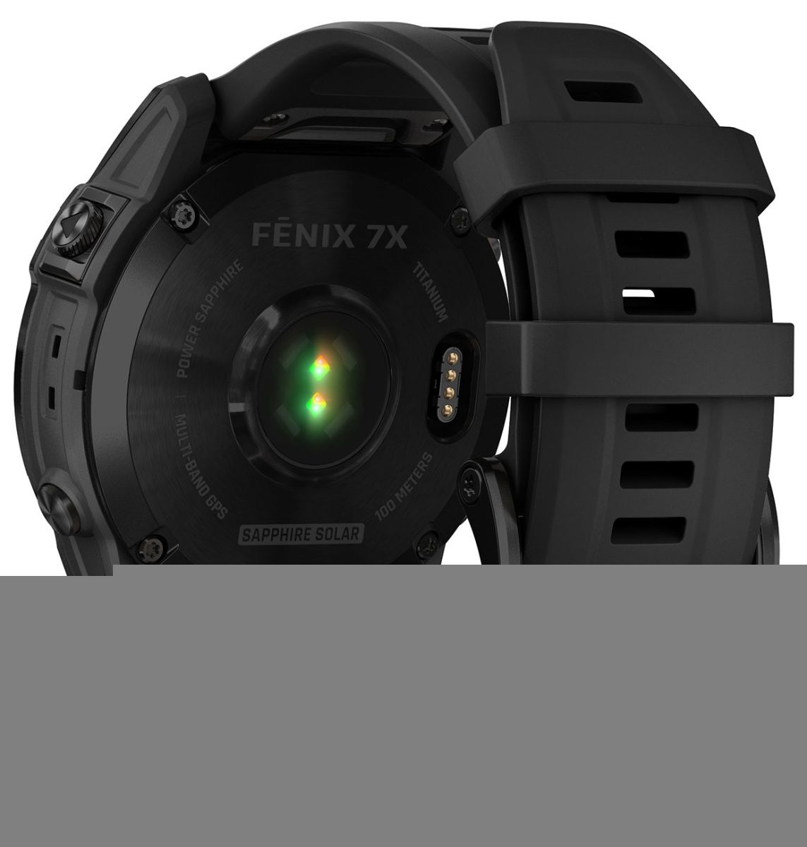 Смарт-годинник Garmin Fenix 7X Sapphire Solar Edition Black DLC Titanium with Black Band (010-02541-22/23) 
