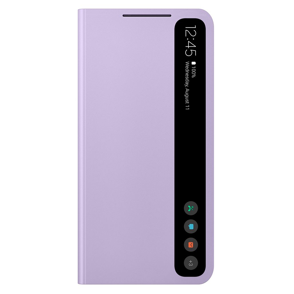 

Чехол Samsung для Galaxy S21 FE (G990) Smart Clear View Cover Lavender (EF-ZG990CVEGRU) [64861]