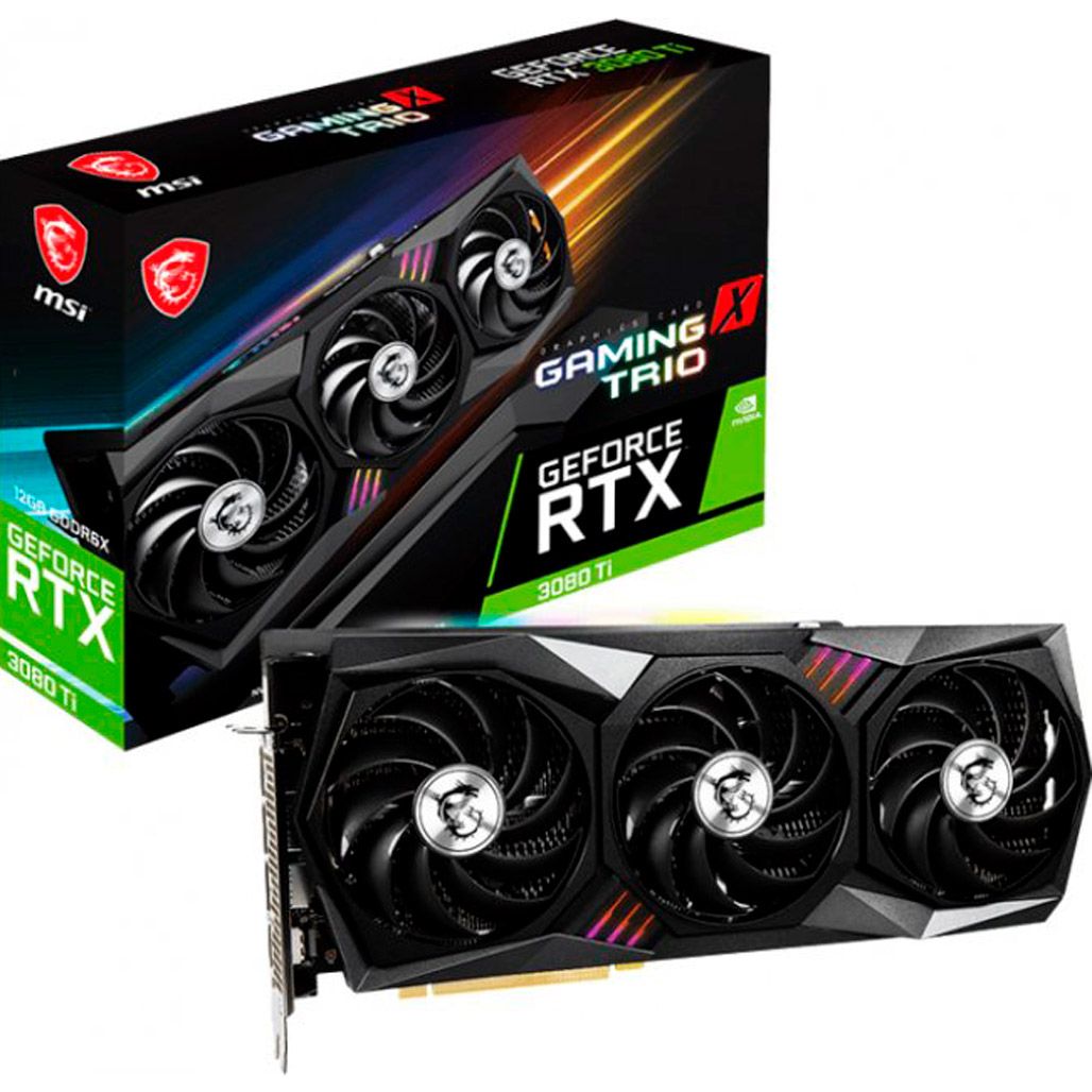 

Видеокарта MSI GeForce RTX 3080 Ti GAMING X TRIO 12G [75495]