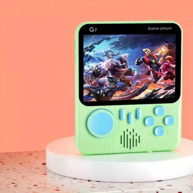 Ретро игровая приставка SUP G7 Game Box Portable 666 in 1 AV (Green) [74651] 