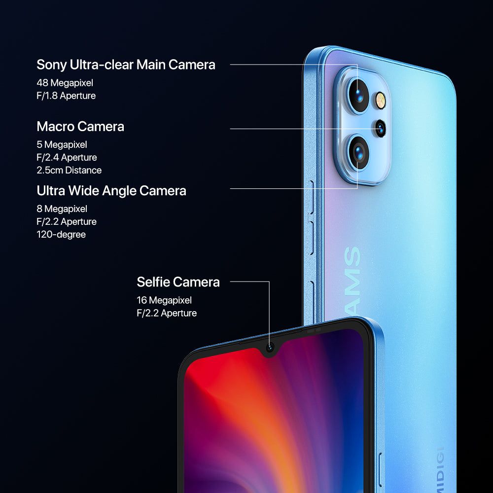 Смартфон Umidigi A13 Pro 4/128GB Dual Sim (Galaxy Blue) UA-UCRF