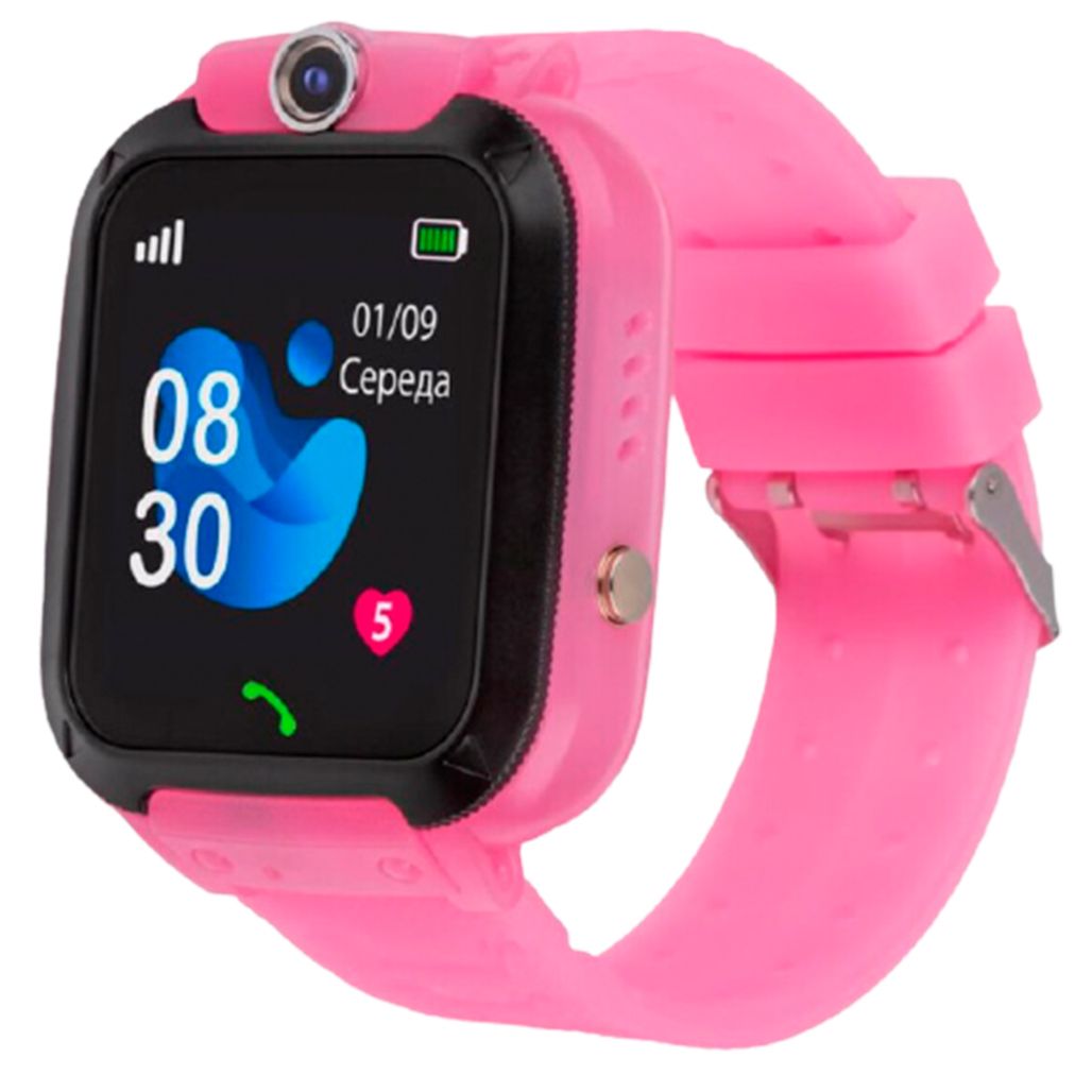

Дитячий смарт-годинник AmiGo GO007 FLEXI GPS (Pink)