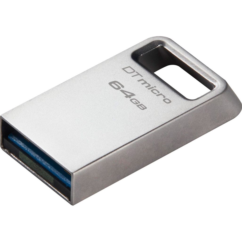 

USB флеш-накопитель Kingston DataTraveler Micro 64GB USB-A 3.2 Gen 1 Metal (DTMC3G2/64GB)