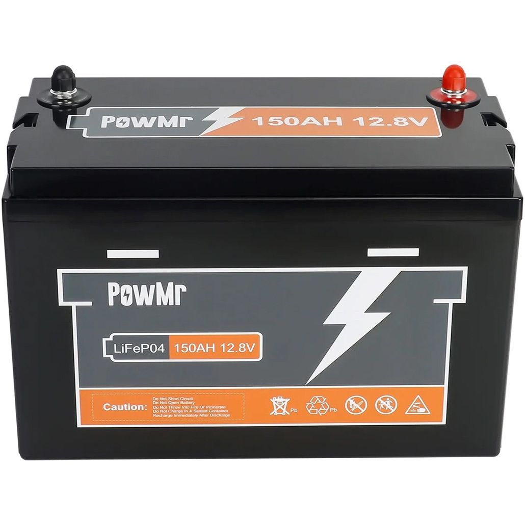 

Акумулятор PowMr LiFePO4 12V (12.8V/150Ah/1920Wh) (POW-150AH-12.8V)