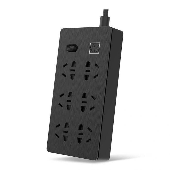 

Сетевой фильтр Xiaomi KingMi AIGO Power Strip 6 розеток без USB 1.8м Black (TC0601)