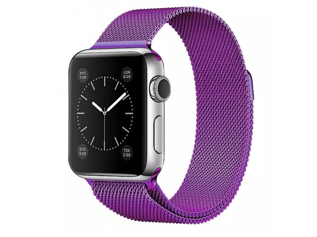 

Ремешок Milanese Loop Magnetic Band для Apple Watch 38mm (Purple) [30870]