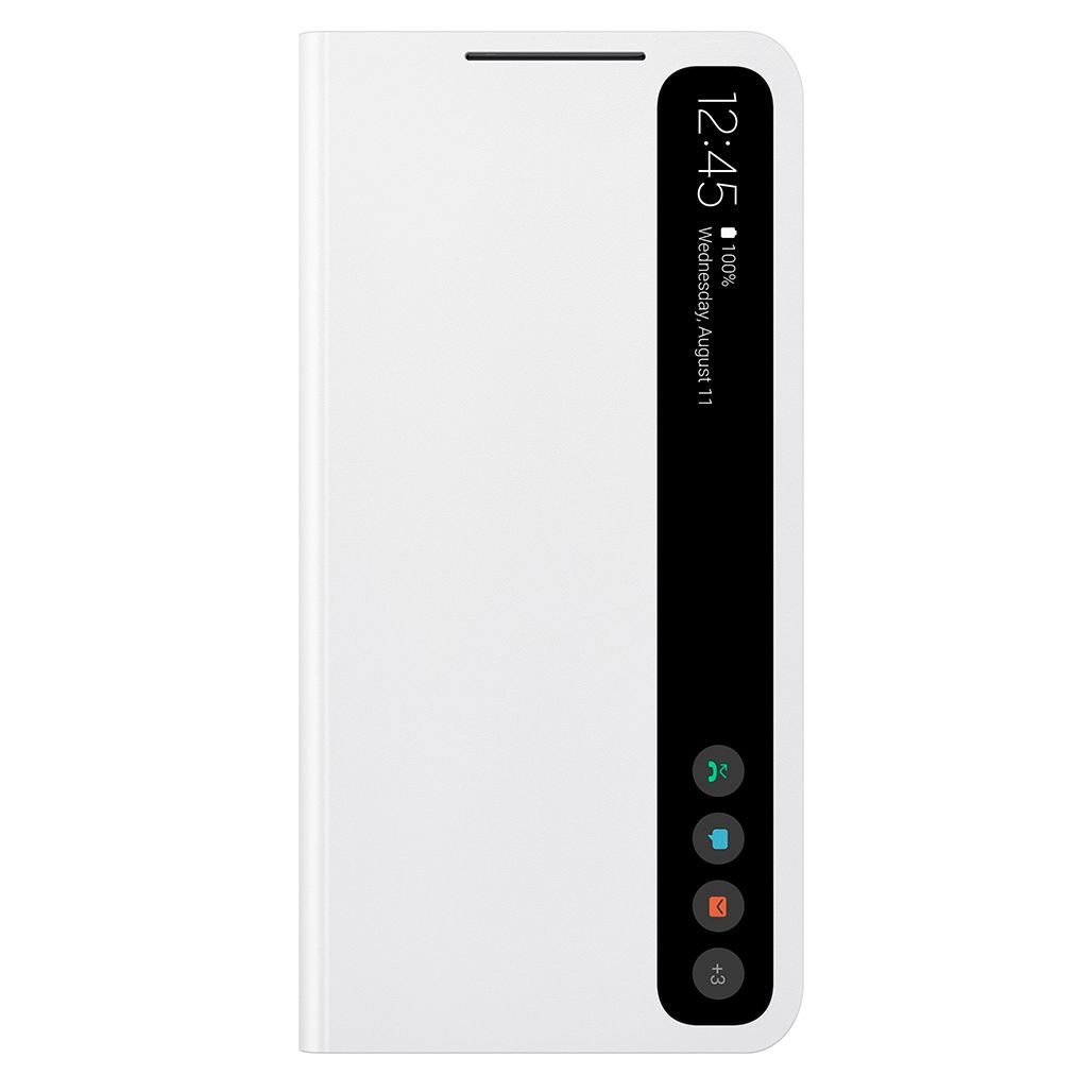 

Чехол Samsung для Galaxy S21 FE (G990) Smart Clear View Cover White (EF-ZG990CWEGRU) [64862]