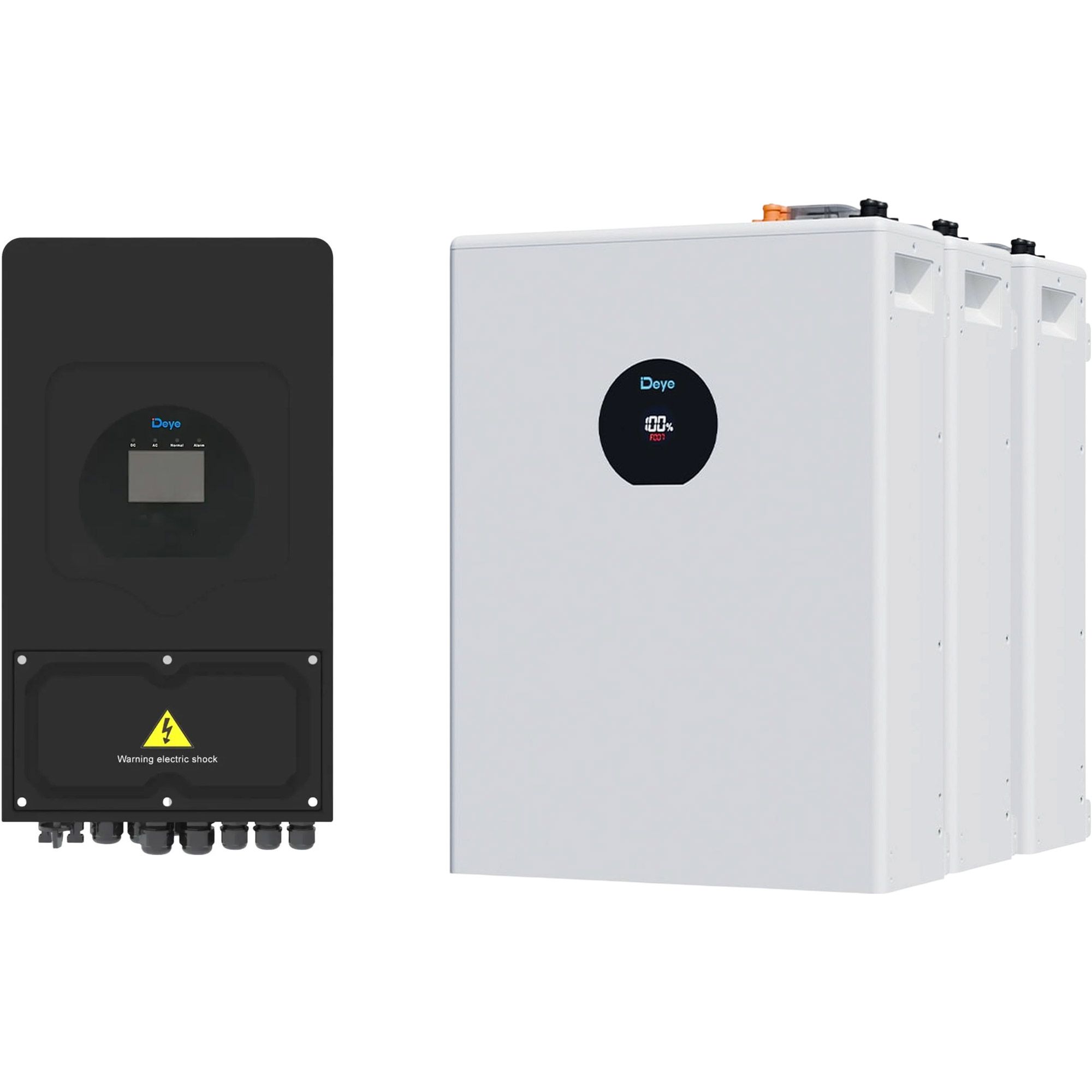 Система хранения энергии Deye SUN-5K-SG03 Black 5kW + 3 АКБ SE-F5 Pro-С 15.3kWh (51.2V/100Ah/5120Wh)
