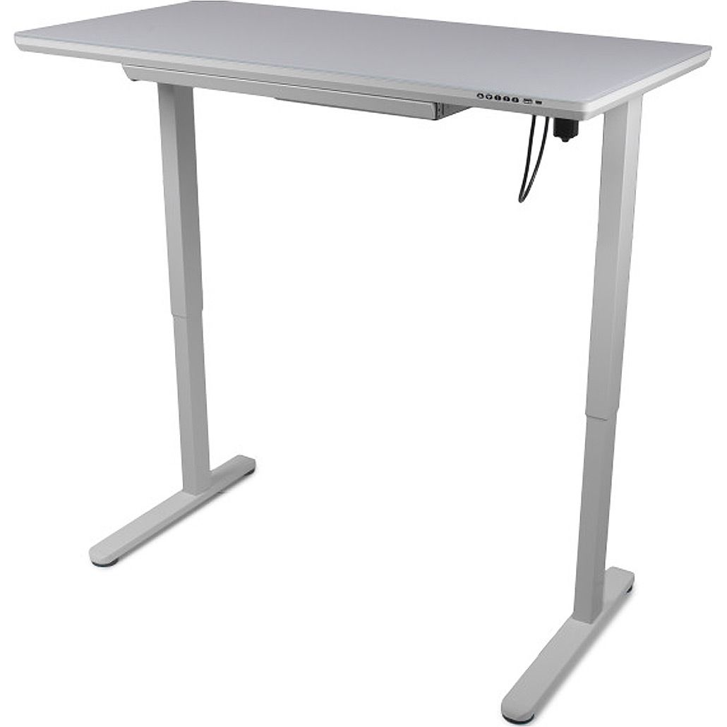 Комп`ютерний ігровий стіл Barsky StandUp White Glass (BST-12new)