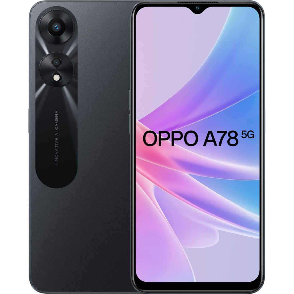 

Смартфон Oppo A78 5G 4/128GB Glowing Black