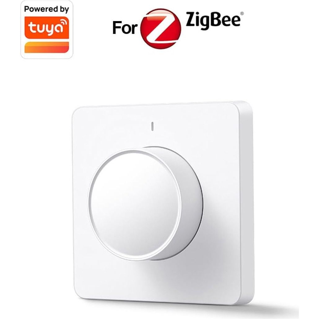Розумний вимикач Tuya Smart Zigbee Dimmer White ZSWKD