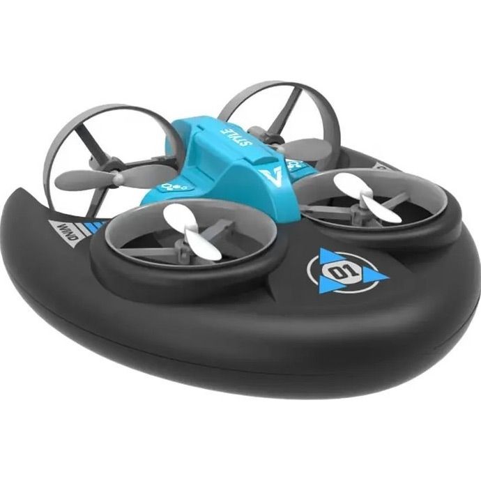 Квадрокоптер JJRC H101 Vehicle Drone Boat 3in1 Blue-Grey