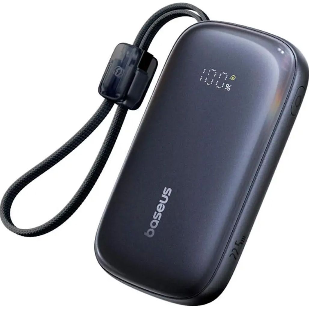 

Внешний аккумулятор Baseus EnerFill Qpow 3 Ultra 10000mAh 22.5W Black (E0027L00)