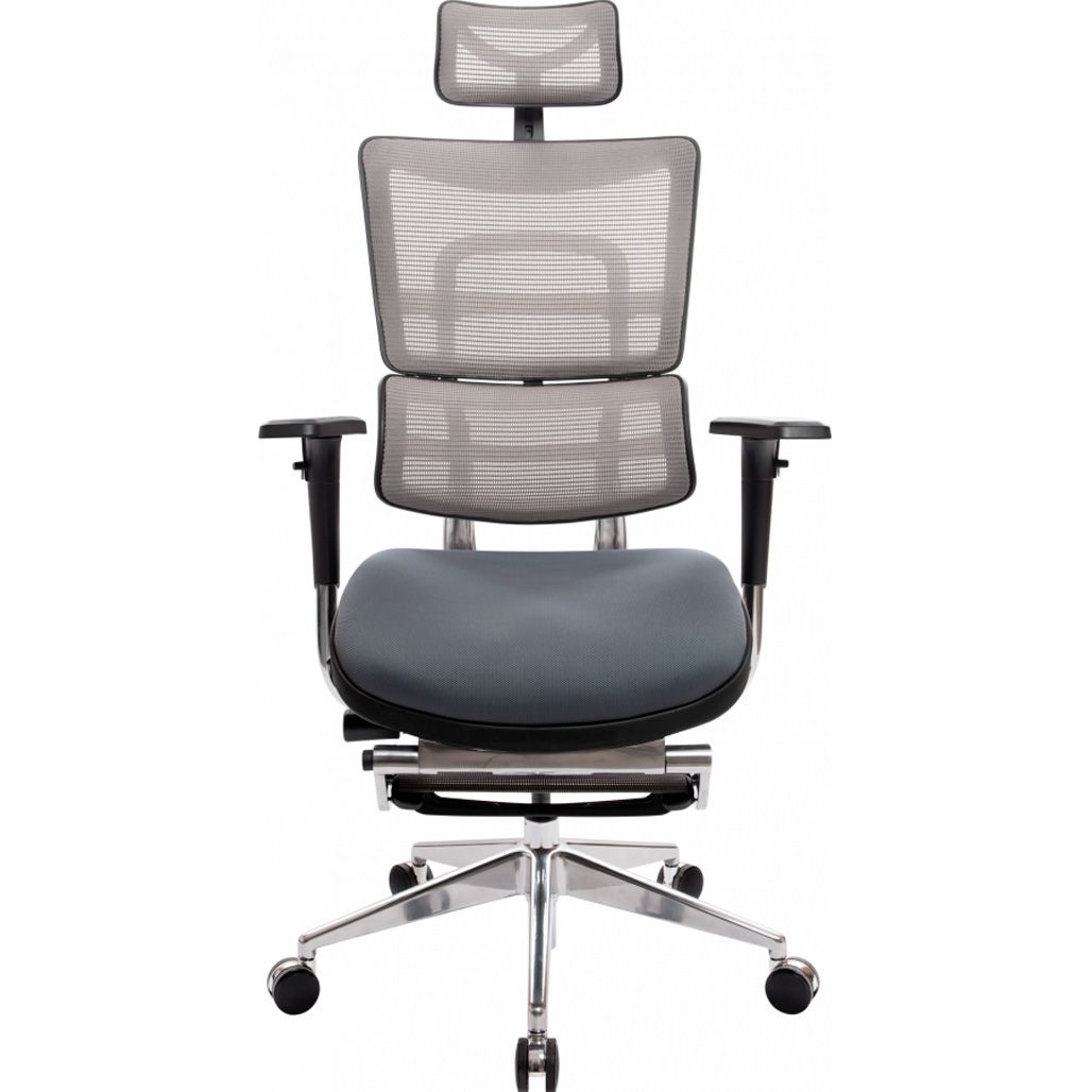 

Офисное кресло GT Racer X-802L Bright Gray (W-20 B-40)