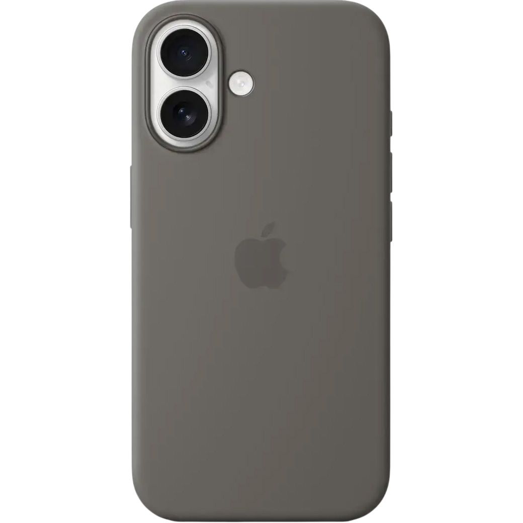 

Чехол Silicone Case with MagSafe для Apple iPhone 16 Stone Gray AAA