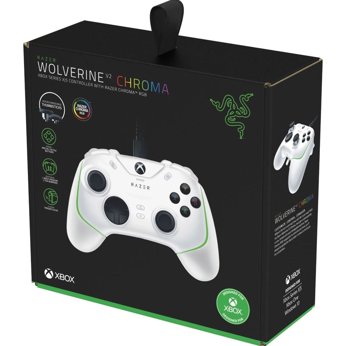 Геймпад Razer Wolverine V2 Chroma White (RZ06-04010200-R3M1)