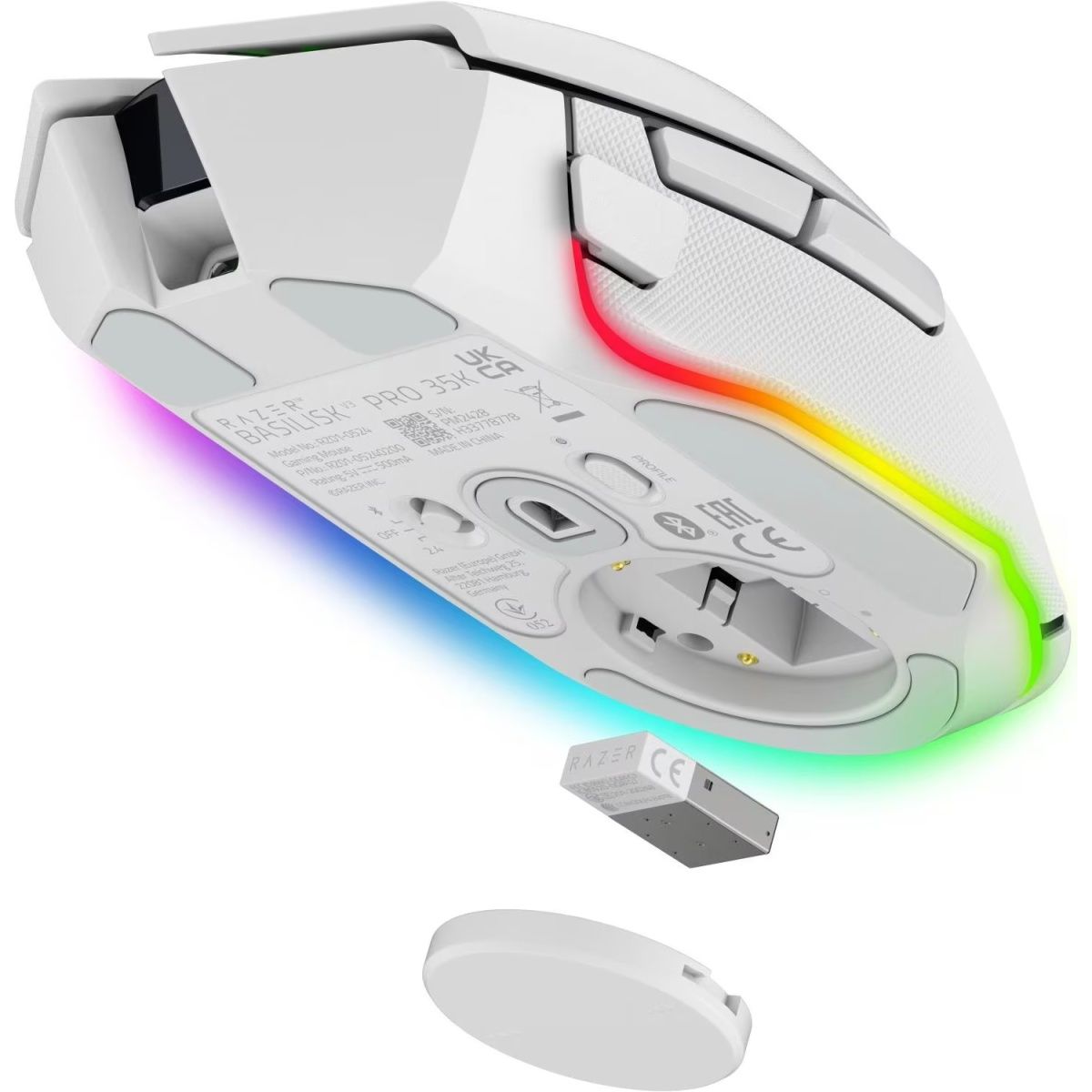 Миша Razer Basilisk V3 Pro 35K White (RZ01-05240200-R3G1)