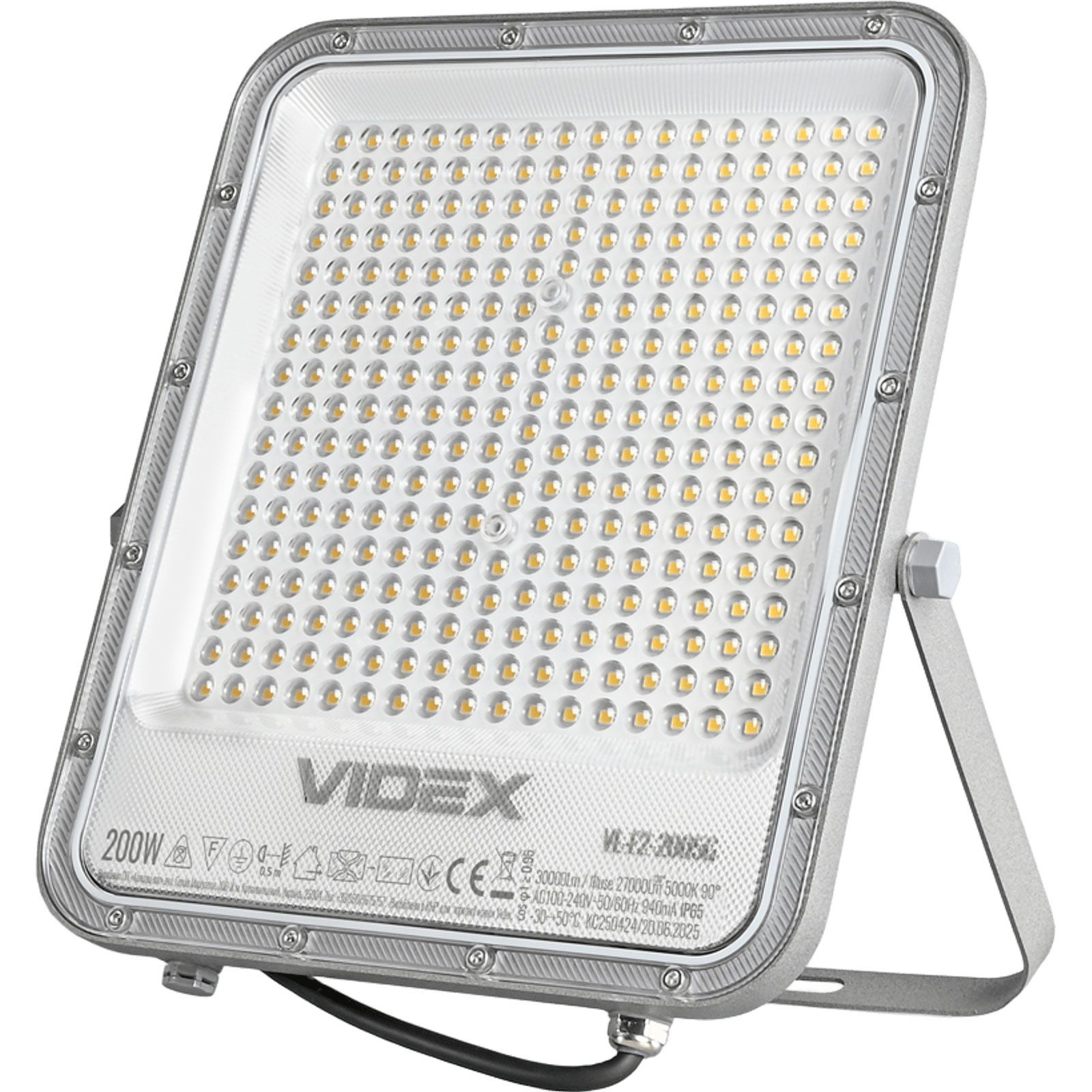 

Светодиодный прожектор Videx Premium F2 200W 5000K (VL-F2-2005G)