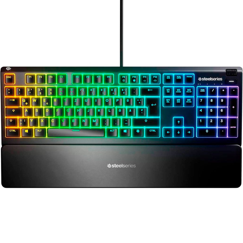 

Клавіатура SteelSeries Apex 3 Whisper Quiet Switches (64813)