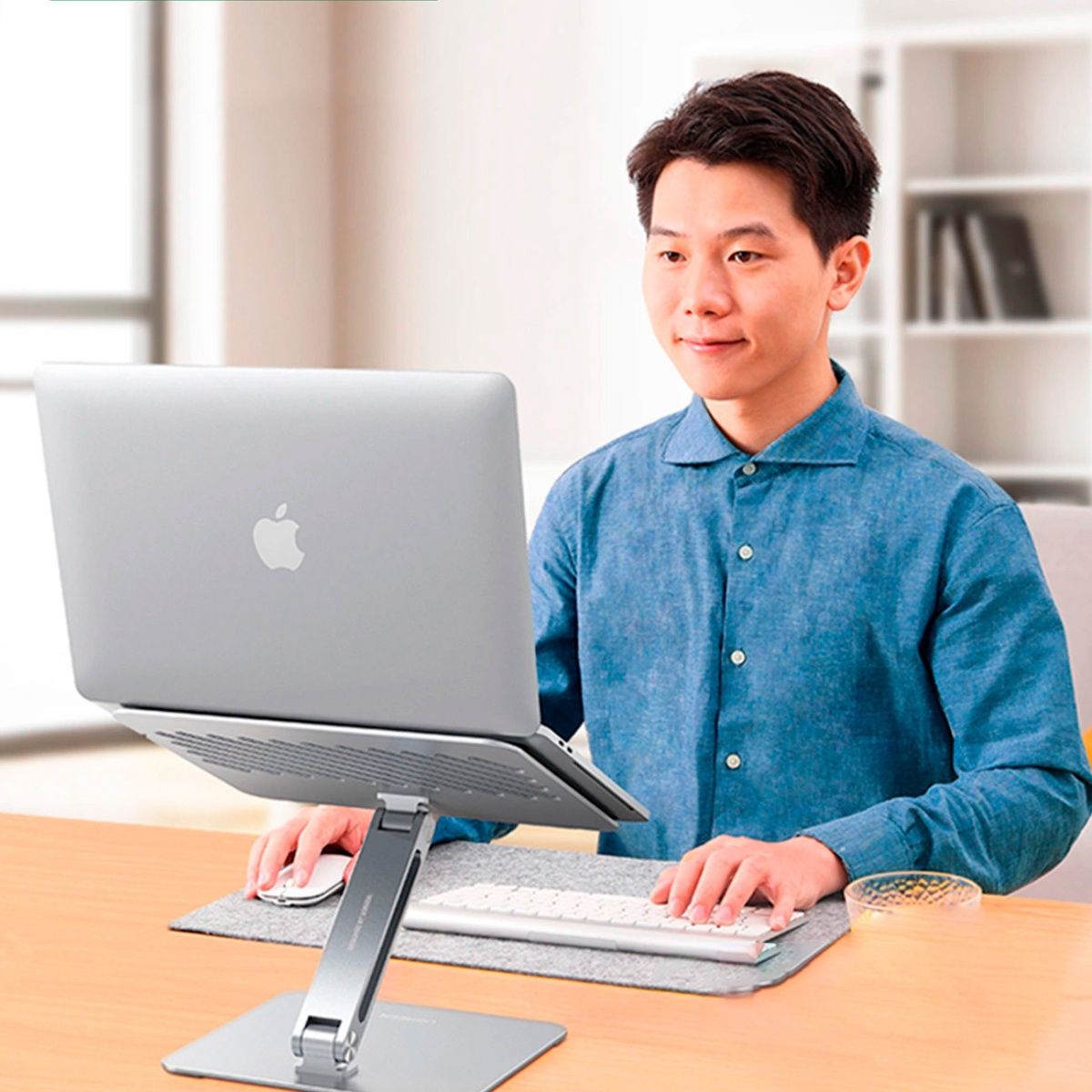 Підставка для ноутбука Ugreen LP339 Adjustable Laptop Stand Silver (UGR-40291)