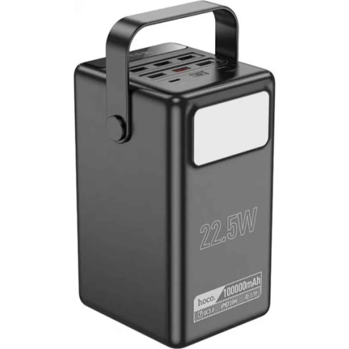 Зовнішній акумулятор Hoco Endure DB03 100000mAh 22.5W Black