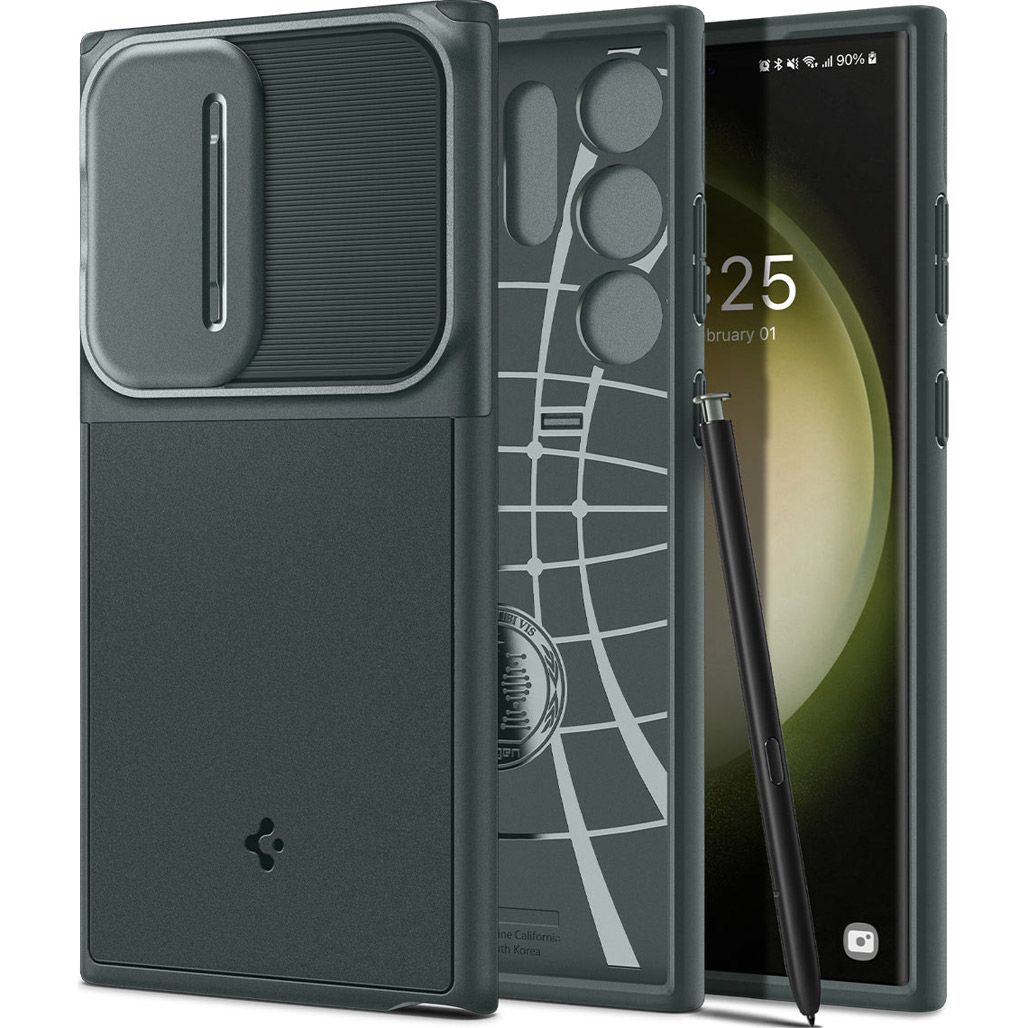 

Чохол Spigen Optik Armor для Samsung Galaxy S23 Ultra Abyss Green (ACS06081)