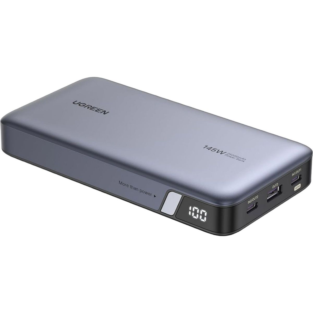 

Зовнішній акумулятор Ugreen PB205 25000mAh 145W (90597)