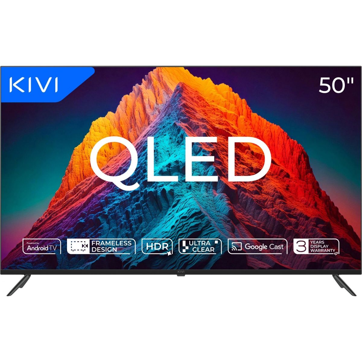 

Телевизор Kivi U770QB 50` QLED Ultra HD 4K (50U770QB)
