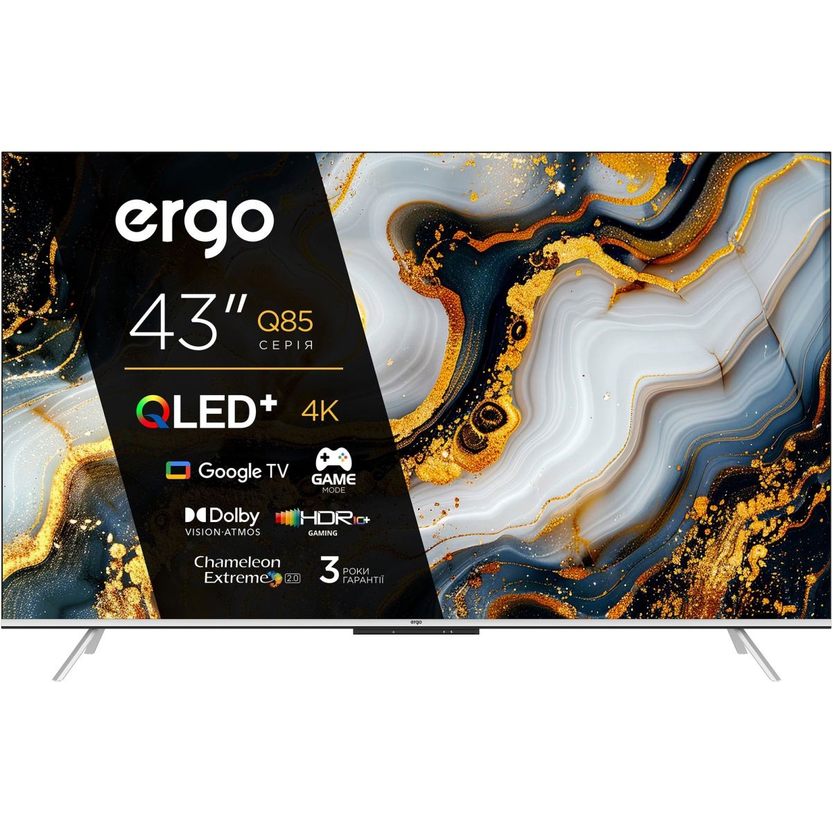 

Телевизор Ergo JUQ85 43` QLED Ultra HD 4K (43JUQ85)