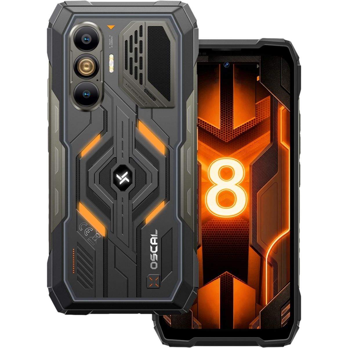 Смартфон Oscal Pilot 8 12/256GB Black EU фото 2